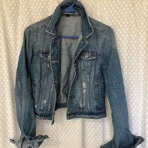 American Eagle Cropped Jean Jacket